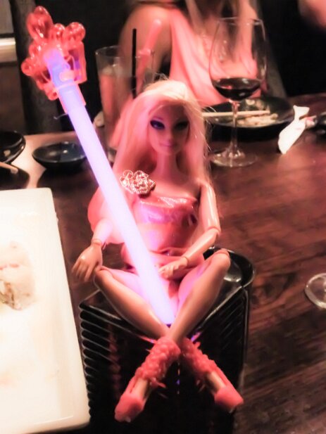 Maria's Bachelorette Dinner 2013-07 Glow