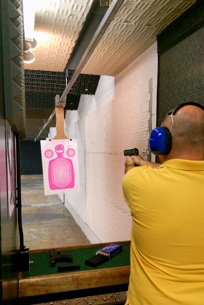 At the shooting range